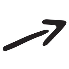 Digital image of arrow symbol