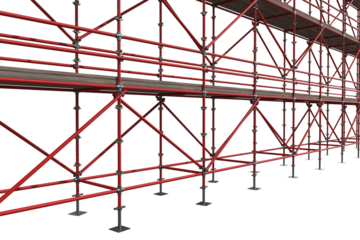 3d illustrative scaffolding image