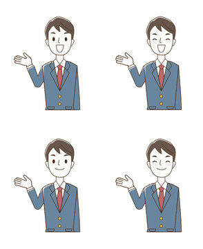 男子高校生　こちら