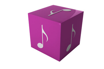 Music app cube
