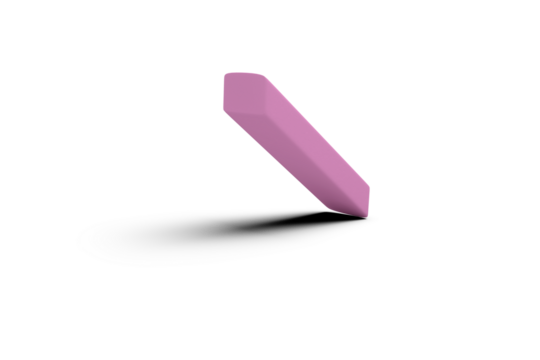 Composite image of pink eraser - Powered by Adobe
