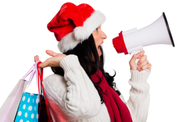 Woman holding some shopping bags