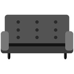 Vector image of sofa