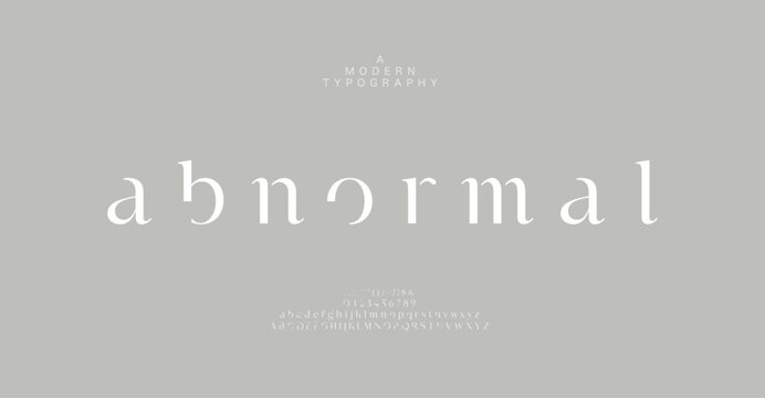 Creative modern logo alphabet font. Abstract typography urban sport, techno, fashion, digital, future creative logos fonts. vector illustration