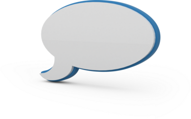 Speech bubble symbol