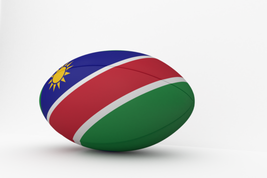 Namibia flag rugby ball