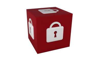 Lock app cube