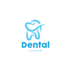 Tooth logo, Dental Health Vector, Care Brand Illustration