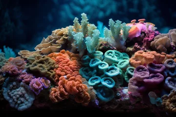 Foto auf Acrylglas coral under the sea © supatthanan