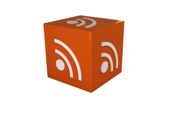 WiFi icon on cube