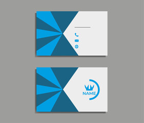 business card, business card template, vector clean Professional modern simple unique blue minimalist gold elegant vector style modern business card template.