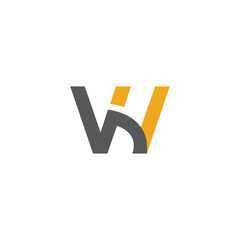 modern creative WH logo designs 