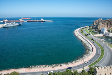 The Mutrah Corniche and Gulf of Oman, Muscat, Oman