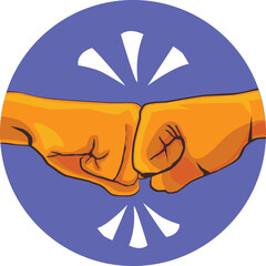 Fist bump icon