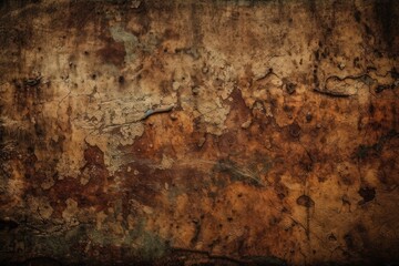 aged wall with chipping paint and texture. Generative AI