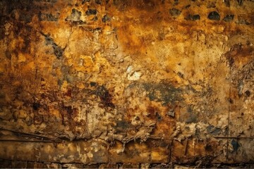 weathered and colorful wall with a rustic look. Generative AI