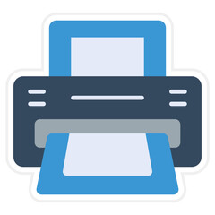 Printer Sticker Icon