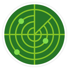 Radar Sticker Icon