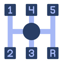 Transmission Flat Icon