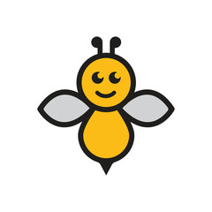 Obraz premium Bee Logo Template vector