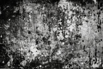 Fototapeta premium grungy and textured black and white wall. Generative AI