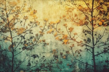 Obraz na płótnie Canvas tree in autumn with yellow leaves. Generative AI
