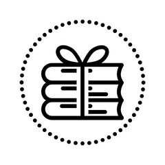 Black line icon for Complete package