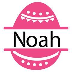 Egg Monogram Svg Cricut and Silhouette