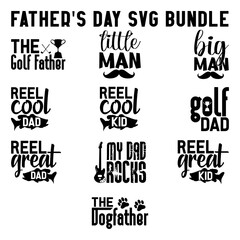 Obraz premium Father's day SVG Bundle