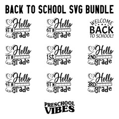 Back to School SVG Bundle