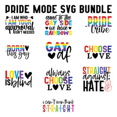 Pride Mode SVG Bundle