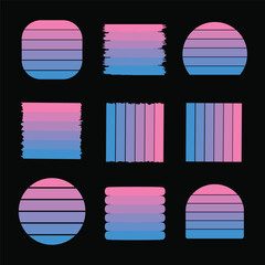 set of mothers day mom, Mommy color palette Color Schemes for Mother's Day Mom-inspired feminine colors, pink different shades colors palette, female Pink Combination design elements for t-shirt   
