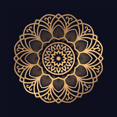 Luxurious mandala background Design vector