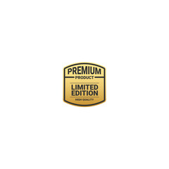 Black and gold limited edition high quality premium badge