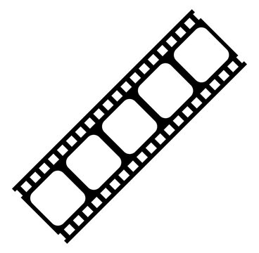 recommend clip art: Silhouette of the Filmstrip for Art Illustration, Movie Poster, Apps, Website, Pictogram or Graphic Design Element. Format in PNG