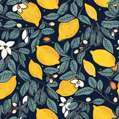 Bright Lemons - Abstract Background
