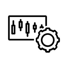 Black line icon for Customs columns