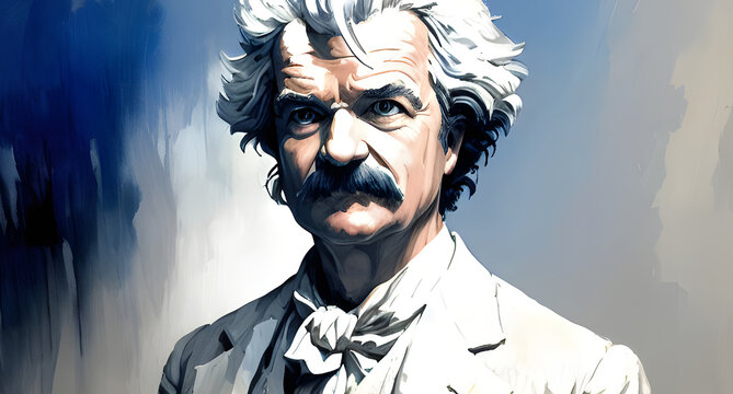 Mark Twain in various colorways