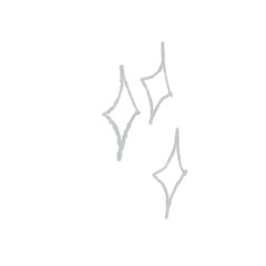 star on white background flash glitter ornament sun star bomb droplet bubble grey