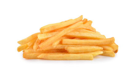 French fries isolated on transparent background. PNG