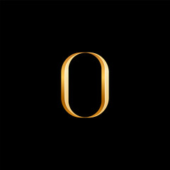 Obraz premium 3d Latin letter O serif alphabet, beautiful elegant golden font classic perfect for logotypes, wedding invitations, or fashion or perfume design, vector illustration 10EPS