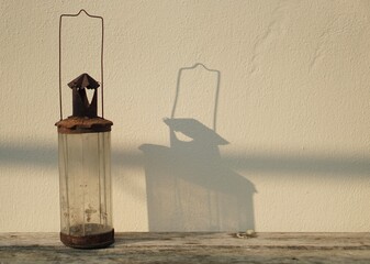 hourglass on the beach