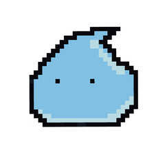 Obraz premium Blue Slime