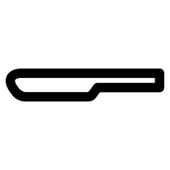 Knife outline icon