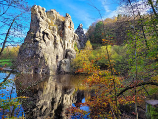 Externsteine im Herbst
