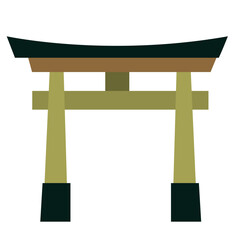 Japan landmark. Torii gate japan landmark.