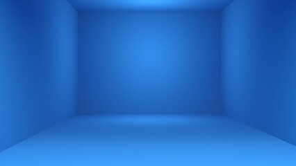 Fototapeta premium Empty room as background for photo and video editing. 3d render.