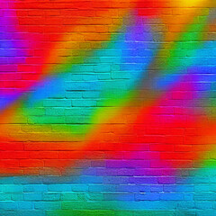Fototapeta premium colorful abstract rainbow color background
