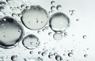 Realistic air bubbles in the water
