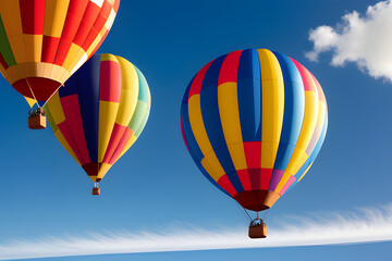 Naklejka premium Globo en el cielo